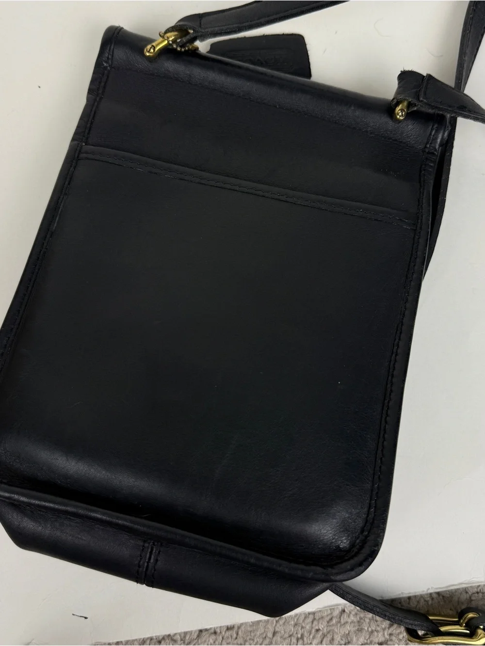 Coach Vintage 9930 Murphy Leather Black Crossbody